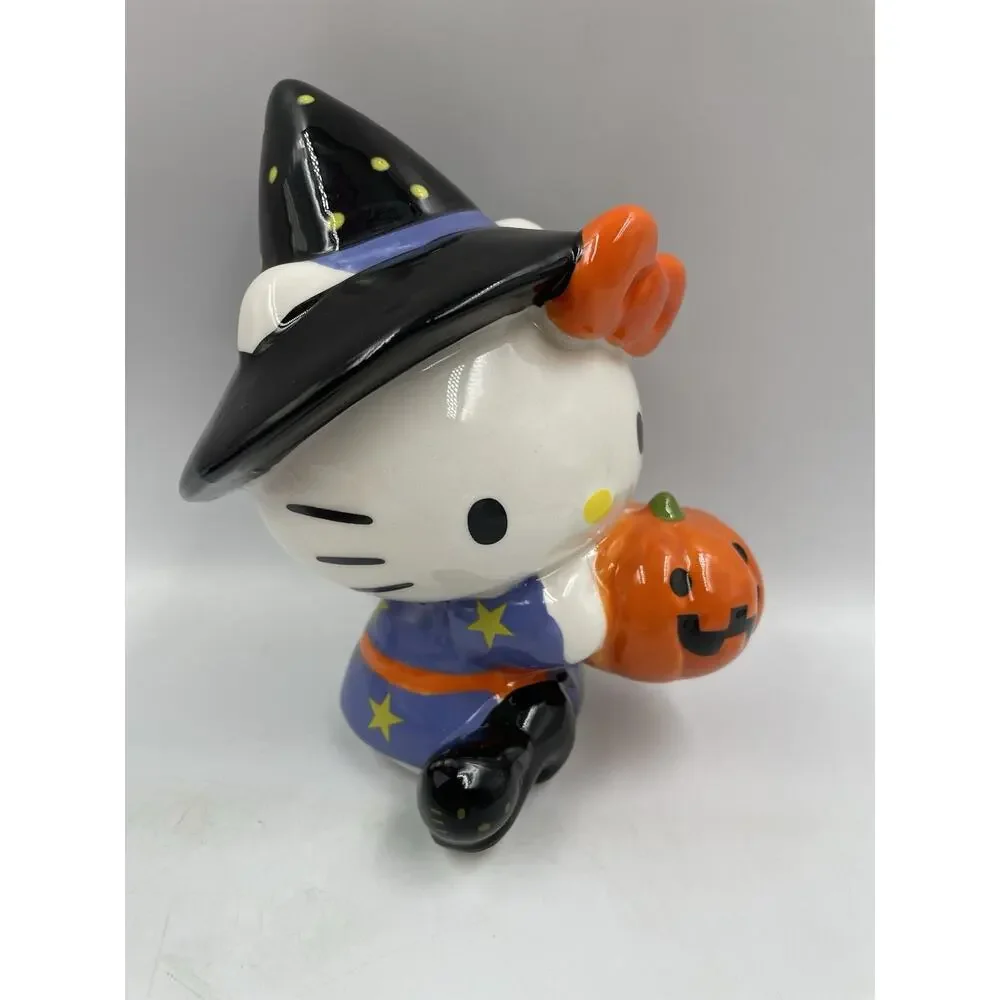 Hello Kitty Halloween Witch Wizard Figurine Blue Sky Clayworks